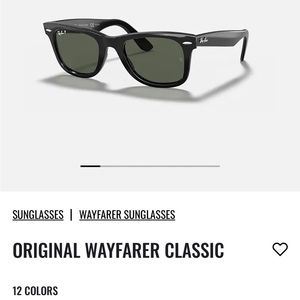 Rayban - The Oroginal Wayfarer Polarized NWT - never worn